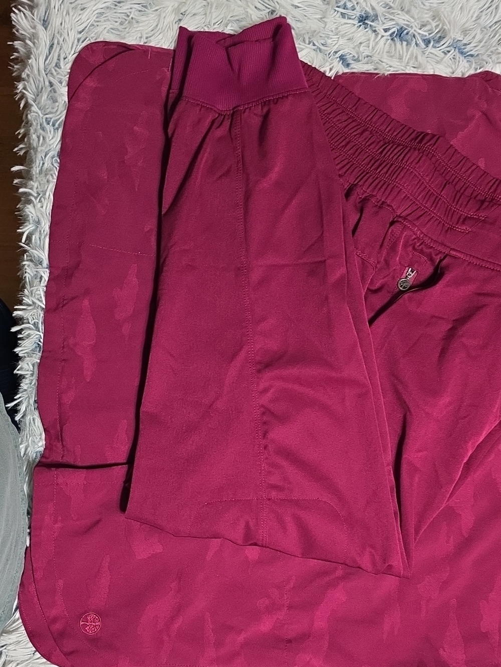 healing hands Magenta High-Waist Track Joggers